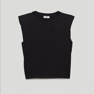 Aritzia Babaton Shoulder Pad T-Shirt